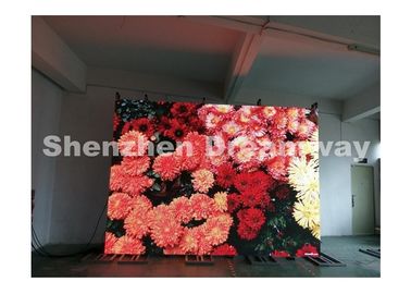 P6 Indoor LED Screen Rental , Steel Cabinet Led Rental With 96 x 96 dots