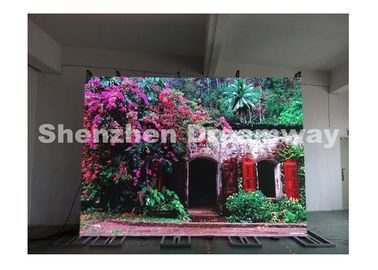 P6 Indoor LED Screen Rental , Steel Cabinet Led Rental With 96 x 96 dots