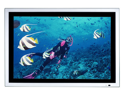 Electronic 15 Inch Metro LCD Digital Signage Display Support SD / USB , Wall Mounted