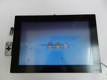 Acrylic HD 19 Inch Wall Mounted Digital Signage With Multi - Language