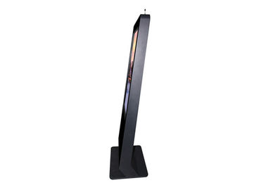 47" Tilted Stand Alone Digital Signage / Floor Standing LCD Advertising Platform HDMI