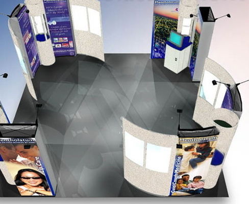 Custom  Retail Floor Standing with Digital Signage / Metal Shelves