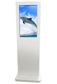 Multi Touch Stand LED Digital Sign Kiosk 46inch White Infared For Airports