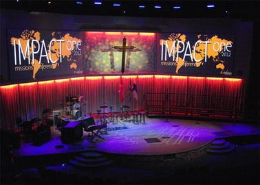 HD P4 Big LED Screens Flexible LED Screen For Festival of Music