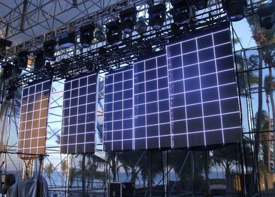 Large Vision SMD indoor LED video wall Rental RGB p6 led module die casting