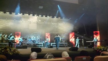 P10mm Indoor Mobile Rental LED Display Board For Stage Background
