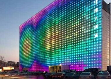 Custom P31.25 Rgb LED Curtain Outdoor Advertising LED Display Screen