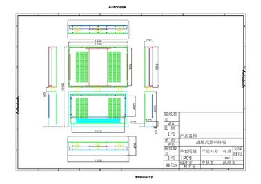 Customized Outdoor Digital Signage Case Floor Standing For Highlight LED Screen