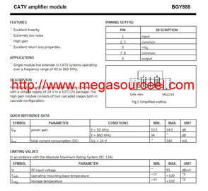 CAT Application BGY888 Amplifiers-Video Amps and Modules Integrated Circuit Chip