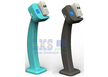 Self Service Checkout Kiosk With Barcode Scanner , POS Terminal And Loyalty Card Reader